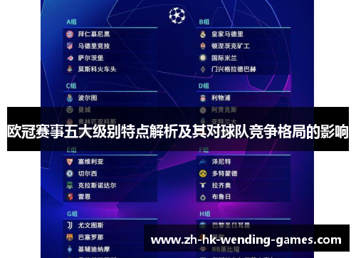欧冠赛事五大级别特点解析及其对球队竞争格局的影响 欧冠赛事五大级别特点解析及其对球队竞争格局的影响
